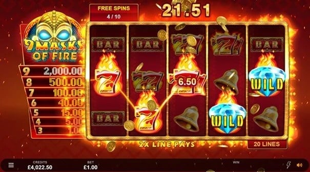 9 Masks of Fire Screenshot 1